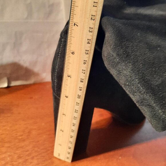 NEW ! Nine West Denner Pointed Toe Slouchy Boot Black Sz10 - Picture 6 of 8